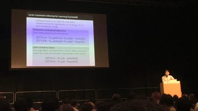 Contributed Talk: Cycle-Consistent Adversarial Learning as Approximate Bayesian Inference featured image